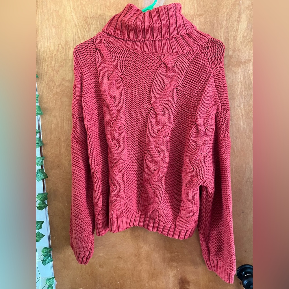Amazon | Red Turtleneck Sweater